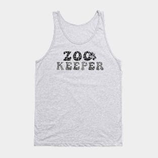 Zookeeper Animal Gift Leopard Pattern Tank Top